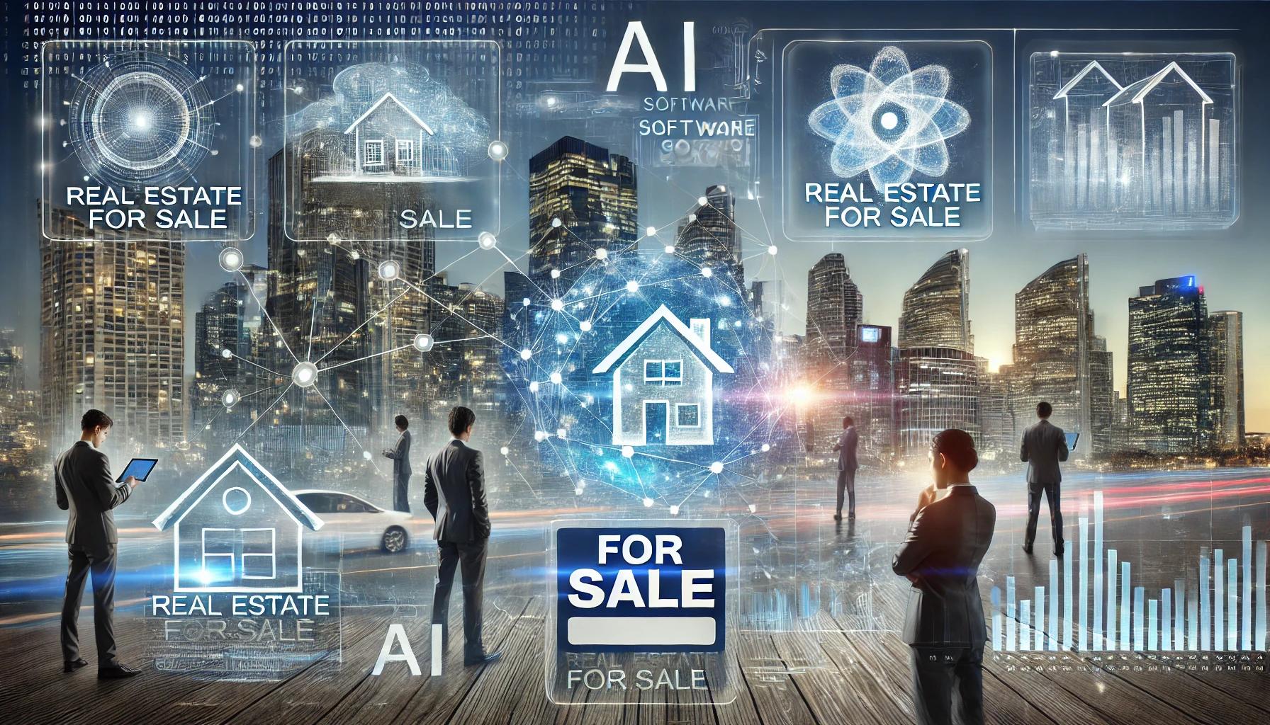 realestate agents working in a city scape